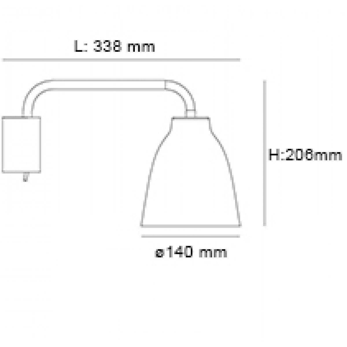 Applique CARAVAGGIO Light Years by MEGALUX 33